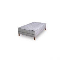 Ensemble matelas ressorts cylindriques - luxe ferme 140x190cm + sommier