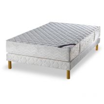Ensemble matelas ressorts ensachés - grand confort ferme 140x190cm + sommier