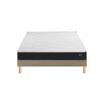 Ensemble Matelas Sommier 120 x 190 Vitality 1.1 120x190 + sommier moka +pieds