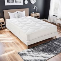 M&s - Ensemble matelas+sommier mémoire de forme 140x190cm