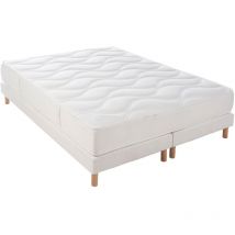 M&s - Ensemble matelas+sommier mémoire de forme 160x200cm