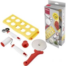 Metaltex - Ensemble Deko Food Line pour pâtes et pizzas