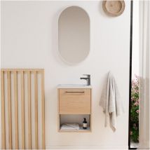 Ensemble meuble lave-mains nik + Miroir