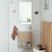 Ensemble meuble lave-mains nika + Miroir