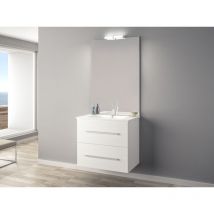 Ensemble meuble Ancoflash 2 tiroirs 80cm - Anconetti - Gris anthracite