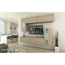 Ensemble meuble tv concept 30-30-M-S-4 214 cm