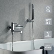 Imex Products - Mitigeur de Baignoire et Douche anti-calcaire Chrome imex milos stick BDYS045-4