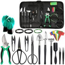 Csparkv - Ensemble Outils de Jardin, Succulent Plants Cadeau Femme Outils de Jardin en Aluminium avec Sac de Jardin, Cadeaux de Jardin pour Hommes