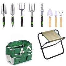 Jn.songs - Ensemble Outils de Jardinage Kit de Jardinage Outils de Jardin en Aluminium Jeu d'outils 3 Pièces