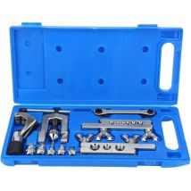Aougo - Ensemble Outils Évasement, Outil d'Évasement Simple Professionnel et Trousse d'Outils de Sertissage pour l'Alésage de Tuyaux en Cuivre en