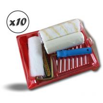 Ensemble à peindre bac plat - Lot de 10 - Kit ensemble à peindre