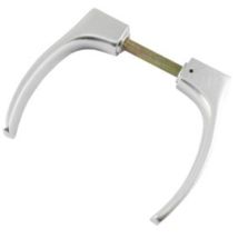 Poignée en aluminium 5068 argent poli