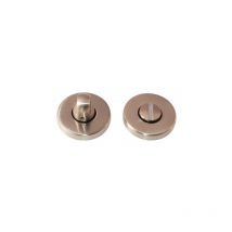 Ouvre&Déco - 2 rosaces de porte d'intérieur Conda Zamak nickel mat