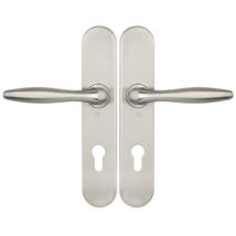 Ensemble sur plaques série JADE 1594 acier type clé I finition inox - HERACLES - B-INOX-SP24