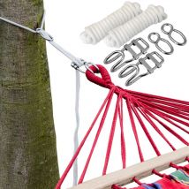 Amanka - Ensemble pour Accrocher votre Hamac aux Arbres Corde de 6 m Poids maximum supporté 160 Kg Kit Complet