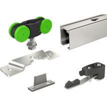 Mantion - Garniture + Rail en 1.90 m porte de 40 kg - MA40-190