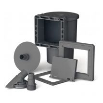 Skimmer gris et unité de buse GRE