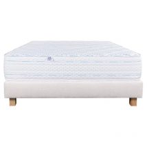 Blumie - Ensemble Sommier (20cm) et Matelas Thermotec (24 cm) :mousse haute densité, ferme,double face, 90x190cm