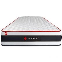 Ensemble matelas sommier Energy 90 x 190 cm - Couleur : Blanc