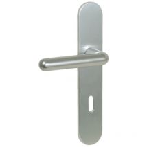 Vachette - Ensemble sur grande plaque arrondies en aluminium anodisé - Ton argent - golf clé i