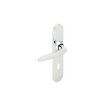 Vachette - Ensemble de poignées de porte jazz EA195 Argent 195 mm 195 mm Chromé Miroir Clé l