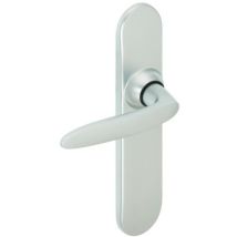 Vachette - Ensemble de poignées de porte jazz EA195 Argent 195 mm 195 mm Chromé Miroir à condamnation