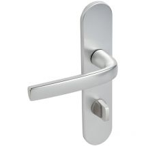 Vachette - ensemble logio entraxe 195MM type bec de cane finition argent 200809
