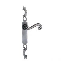 Bouvet - Ensemble de porte rustique Aquitaine 41 Epoxy gris - Bec de cane - 425