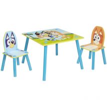 Moose Toys - Ensemble table et 2 chaises pour enfants - Bluey et Bingo