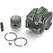 Ensemble thermique complet pour débroussailleuses 62Cc - Cylindre + piston + bandes de piston + goupille de piston et supports