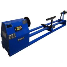 Tour à Bois 4 Vitesses Moteur 400 w /220V 1400tr/min - Longueur Découpe 1000 mm - Diamètre ø 350 mm [6 Ciseaux gratuits] Bricolage Outils Menuiserie