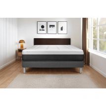 Matratzenset vital form 180 x 220 cm Bettrahmen Kit grau