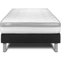 Matratzenset vital relax 120 x 200 cm Bettrahmen Kit Schwarz