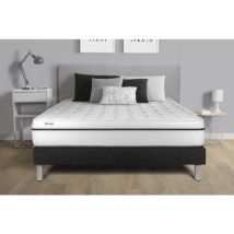 Matratzenset Vital Spa 140 X 200 Cm Bettrahmen Kit Schwarz