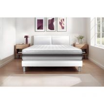 Matratzenset vitalmemo back 160 x 190 cm Bettrahmen Kit weiß