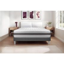 Vitalit - Matratzenset vitalmemo back 130 x 200 cm Bettrahmen Kit Grau