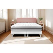 Vitalit - Ensemble matelas sommier vitalpower recover 2x80 x 200 - Couleur: Blanc