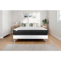 Vitalit - Matratzenset vital spring 130 x 200 cm Bettrahmen Kit weiß