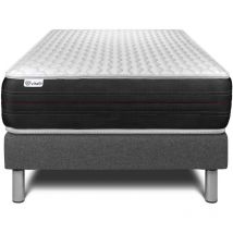 VITALIT Matratzen-Set 90x200 cm – Taschenfederkern – 22 cm Dicke – 3 Komfortzonen – Für Boxspringbetten – OEKO-TEX zertifiziert