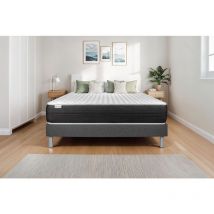 Matratzenset vital spring 150 x 190 cm Bettrahmen Kit grau