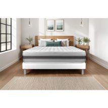 Matratzenset vital spring recover 140 x 200 cm Bettrahmen Kit weiß