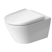 Duravit - Pack wc suspendu d-neo Rimless - Pack wc d-neo (wc suspendu Rimless blanc) -Dimensions : 370 × 540 mm
