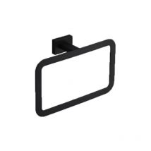 Anneau porte-serviettes Anneau porte-serviettes pour toilettes de salle de bain (anneau porte-serviettes-noir)