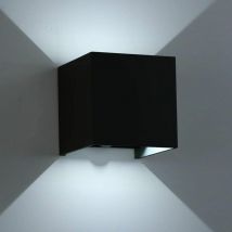 Ensoleille - applique murale extérieure détecteur de mouvement 12W éclairage mural led, IP65, capteur de lumière murale pour jardin/couloir/chemin,