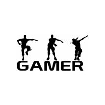 Ensoleille - Autocollants muraux auto-adhésifs Gamer Quotes And Saying Sticker étanche Wall Art Mural Vinyl Decal