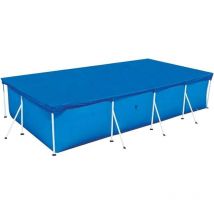 Ensoleille - Bâche de Protection pour Piscine Tubulaire Rectangulaire, Bâche à Bulles Piscines Tubulaires- Bleu (220X150CM)