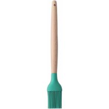 Ensoleille - Brosse à pâtisserie en silicone Brosse à griller Brosse à pâtisserie Huile Beurre Brosse à griller Manche en bois amovible 27cm Macaron