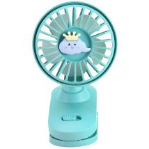 Clip sur ventilateur Ventilateur à piles Ventilateur Mini Ventilateur avec pince robuste