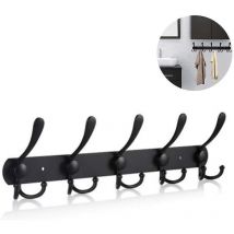 Ensoleille - Coat Rack Wall Mounted,5 Tri Hooks For Hanging Coats,wall Coat Hanger-Ensoleillé