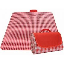 Ensoleille - Couverture de pique-nique 200 x 200 cm couverture de plage tapis de pique-nique couverture de camping tapis de plage extérieur